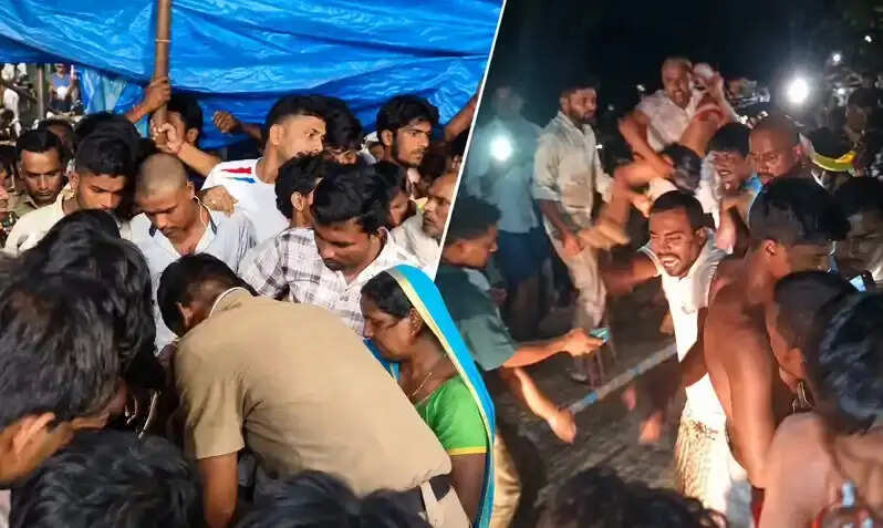 बिहार के वैशाली में नाव हादसे के बाद मची अफरा-तफरी 